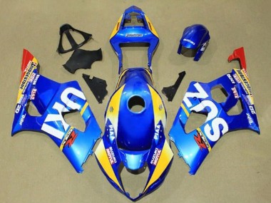 Wholesale 2003-2004 Suzuki GSXR 1000 Motorcycle Fairings - Blue Yellow Red White Motul Canada
