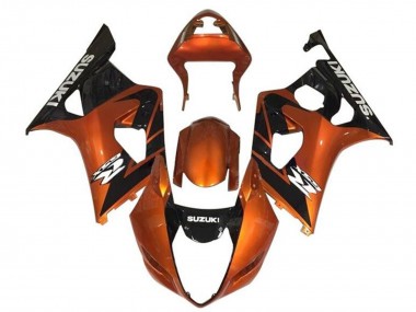 Wholesale 2003-2004 Suzuki GSXR 1000 Motorcycle Fairings - Orange Black White Canada