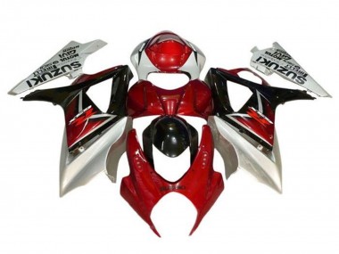 Wholesale 2005-2006 Suzuki GSXR 1000 Motorcycle Fairings - Silver Red Black Canada