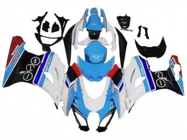Wholesale 2017-2024 Suzuki GSXR1000 Motorcycle Fairings - White Blue Stripe Red Canada