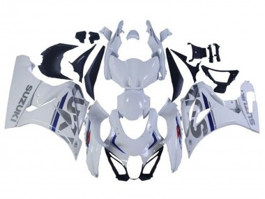 Wholesale 2017-2024 Suzuki GSXR1000 Motorcycle Fairings - White Silver Blue Canada