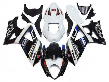 Wholesale 2007-2008 Suzuki GSXR 1000 Motorcycle Fairings - White Blue Black VIRU Canada