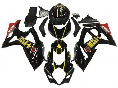 Wholesale 2007-2008 Suzuki GSXR 1000 Motorcycle Fairings - Black Yellow Red Rizla Canada