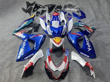 Wholesale 2009-2016 Suzuki GSXR 1000 Motorcycle Fairings - White Blue Red Yellow Voltcom Canada