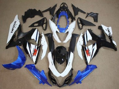 Wholesale 2009-2016 Suzuki GSXR 1000 Motorcycle Fairings Kit - White Blue Black Canada