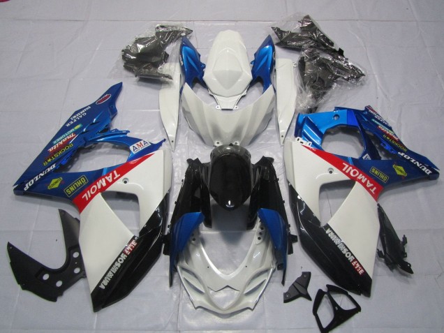 2009-2016 Suzuki GSXR 1000 Motorcycle Fairings - White Blue Red Black TaMobil Canada