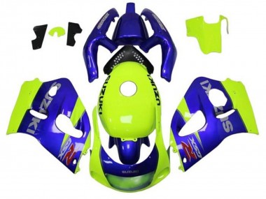Wholesale 1996-2000 Suzuki GSXR 600 / GSXR 750 Motorcycle Fairings - Blue Yellow Canada
