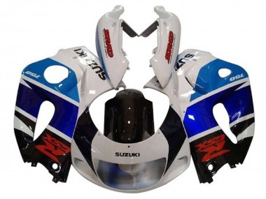 Wholesale 1996-2000 Suzuki GSXR 600 / GSXR 750 Motorcycle Fairings - White Black Double Blue Red Canada