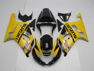Wholesale 2001-2003 Suzuki GSXR 600 / GSXR 750 Motorcycle Fairing - Yellow Silver Glossy Black Canada