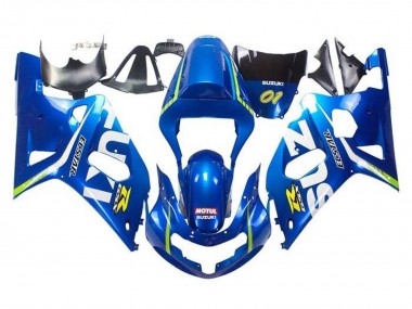 Wholesale 2001-2003 Suzuki GSXR 600 / GSXR 750 Motorcycle Fairings - Blue Yellow Green White Canada