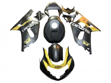 Wholesale 2001-2003 Suzuki GSXR 600 / GSXR 750 Motorcycle Fairings - Matte Black Yellow Canada