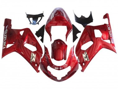 Wholesale 2001-2003 Suzuki GSXR 600 / GSXR 750 Motorcycle Fairings - Red Chrome Canada