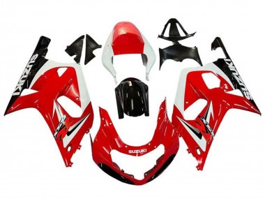 Wholesale 2001-2003 Suzuki GSXR 600 / GSXR 750 Motorcycle Fairings - Red White Glossy Black Canada