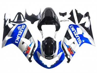 Wholesale 2001-2003 Suzuki GSXR 600 / GSXR 750 Motorcycle Fairings - Blue Silver Glossy Black Canada