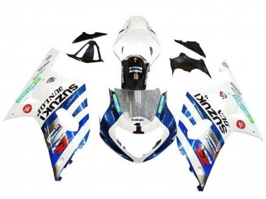 Wholesale 2001-2003 Suzuki GSXR 600 / GSXR 750 Motorcycle Fairings - White Blue Stripe Red Black Canada