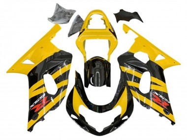 Wholesale 2001-2003 Suzuki GSXR 600 / GSXR 750 Motorcycle Fairings - Yellow Black Stripe Red Canada