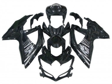 Wholesale 2008-2010 Suzuki GSXR 600 / GSXR 750 Motorcycle Fairings - Glossy Black Grey Canada