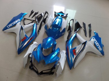 Wholesale 2008-2010 Suzuki GSXR 600 / GSXR 750 Motorcycle Fairing - White Light Blue Red Canada