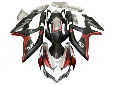 Wholesale 2008-2010 Suzuki GSXR 600 / GSXR 750 Motorcycle Fairings - Silver Red Matte Black Canada