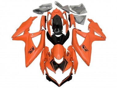 Wholesale 2008-2010 Suzuki GSXR 600 / GSXR 750 Motorcycle Fairings - Orange Glossy Black Canada