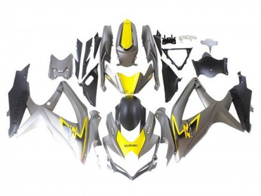 Wholesale 2008-2010 Suzuki GSXR 600 / GSXR 750 Motorcycle Fairings - Silver Yellow Black Canada