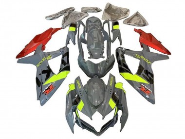 Wholesale 2008-2010 Suzuki GSXR 600 / GSXR 750 Motorcycle Fairings - Nardo Grey Neon Yellow Red Black Canada