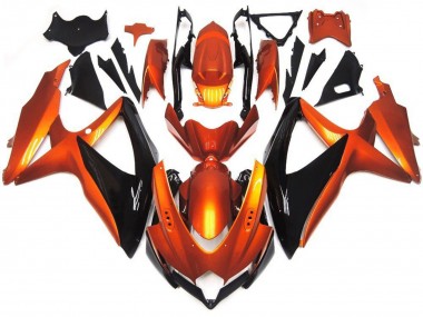 Wholesale 2008-2010 Suzuki GSXR 600 / GSXR 750 Motorcycle Fairings - Orange Black Canada