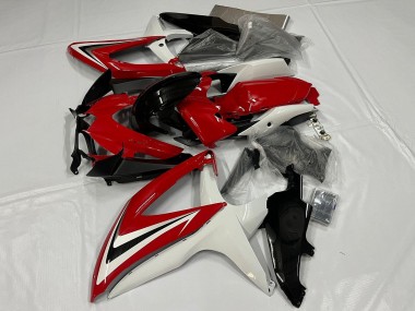 Wholesale 2008-2010 Suzuki GSXR 600 / GSXR 750 Motorcycle Fairing - White Red Glossy Black Canada