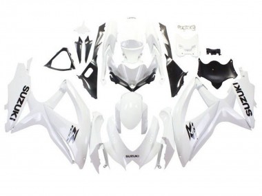 Wholesale 2008-2010 Suzuki GSXR 600 / GSXR 750 Motorcycle Fairings - White Black Canada