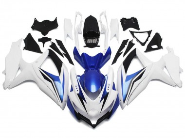 Wholesale 2008-2010 Suzuki GSXR 600 / GSXR 750 Motorcycle Fairing - White Blue Black Canada