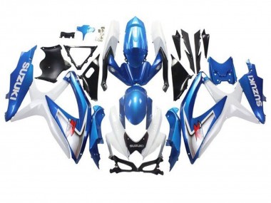 Wholesale 2008-2010 Suzuki GSXR 600 / GSXR 750 Motorcycle Fairings - White Light Blue Red Canada