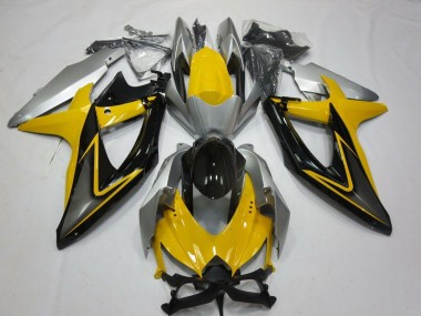 Wholesale 2008-2010 Suzuki GSXR 600 / GSXR 750 Motorcycle Fairings - Yellow Silver Grey Black Canada