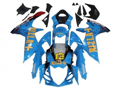 Wholesale 2011-2024 Suzuki GSXR 600 / GSXR 750 Motorcycle Fairings - Blue Yellow Red Black Rizla 13 Canada