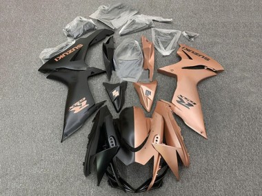 Wholesale 2011-2024 Suzuki GSXR 600 / GSXR 750 Motorcycle Fairings - Matte Black Copper Brown Split Canada