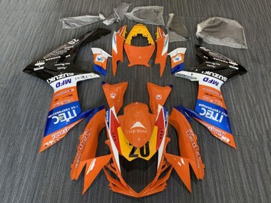 Wholesale 2011-2024 Suzuki GSXR 600 / GSXR 750 Motorcycle Fairings - Orange Blue White Black Yellow 20 Canada