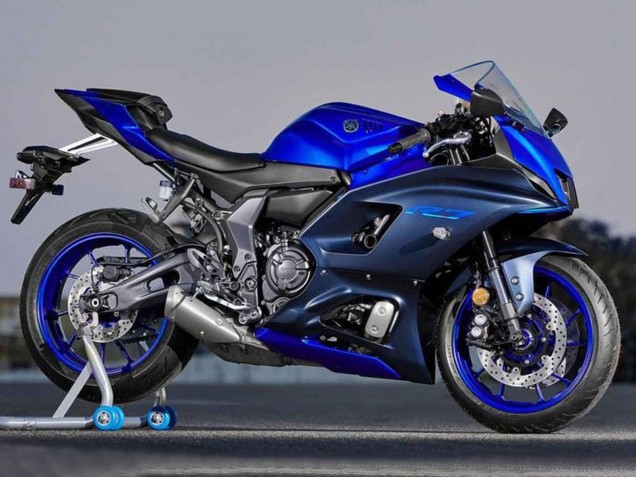 2021-2024 Yamaha YZF R7 Motorcycle Fairings - Blue Matte Blue Canada