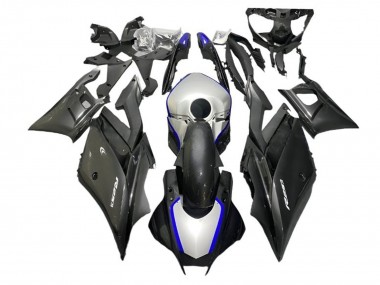 Wholesale 2022-2024 Yamaha YZF R3/R25 Motorcycle Fairings - Silver Blue Black Carbon Fiber Style Canada