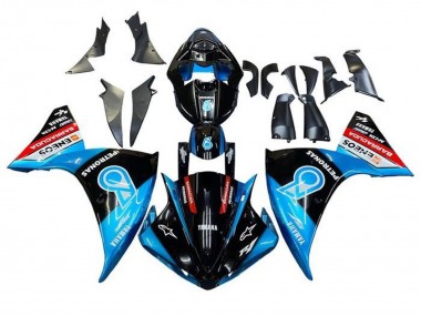 Wholesale 2009-2011 Yamaha YZF 1000 R1 Motorcycle Fairings - Black Light Blue Red Petronas Canada
