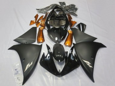 Wholesale 2009-2011 Yamaha YZF 1000 R1 Motorcycle Fairings - Glossy Black Matte Black Orange Canada