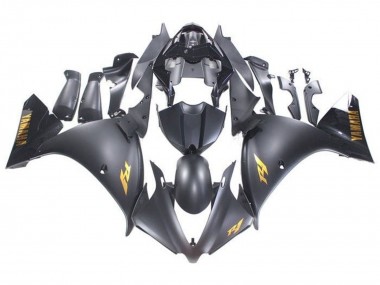 Wholesale 2009-2011 Yamaha YZF 1000 R1 Motorcycle Fairings - Matte Black Gold Decals Canada