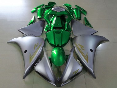 Wholesale 2009-2011 Yamaha YZF 1000 R1 Motorcycle Fairings - Silver Green Canada