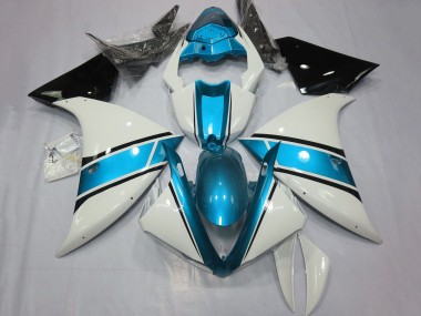 Wholesale 2009-2011 Yamaha YZF 1000 R1 Motorcycle Fairings - White Light Blue Black Canada