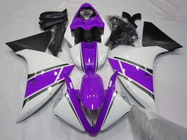 Wholesale 2009-2011 Yamaha YZF 1000 R1 Motorcycle Fairings - White Purple Black Canada