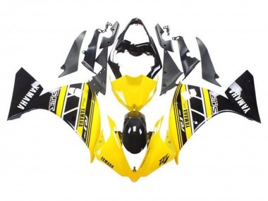 Wholesale 2009-2011 Yamaha YZF 1000 R1 Motorcycle Fairings - Yellow White Black Stripe Canada