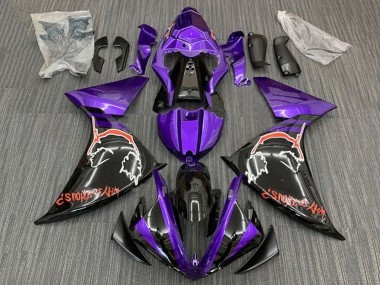 Wholesale 2012-2014 Yamaha YZF 1000 R1 Motorcycle Fairings - Purple Glossy Black Red Joker Canada