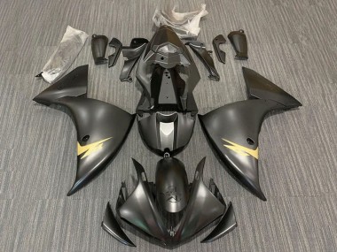 Wholesale 2012-2014 Yamaha YZF 1000 R1 Motorcycle Fairings - Matte Black Gold Canada