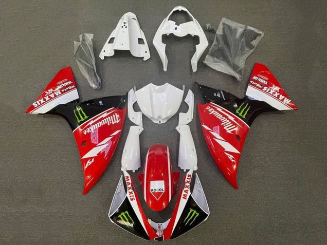 2012-2014 Yamaha YZF 1000 R1 Motorcycle Fairings - White Red Black Green Milwaukee Maxxis Monster Canada