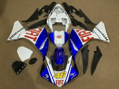 Wholesale 2012-2014 Yamaha YZF 1000 R1 Motorcycle Fairings - White Blue Red Fiat 46 Canada