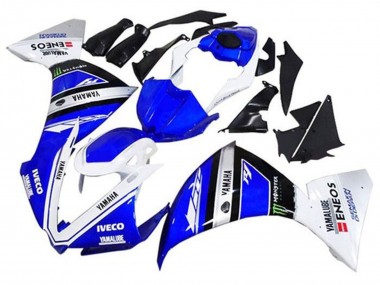Wholesale 2012-2014 Yamaha YZF 1000 R1 Motorcycle Fairings - Blue White Black Green IVECO Yamalube Monster Canada