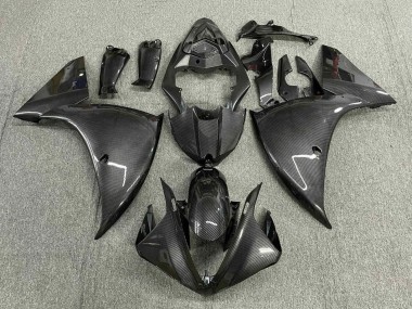 Wholesale 2012-2014 Yamaha YZF 1000 R1 Motorcycle Fairings - Faux Carbon Fiber Grey Black Canada